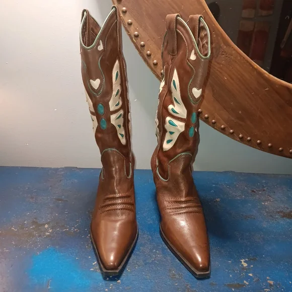 Nine west vintage cowboy boots - Picture 2 of 6